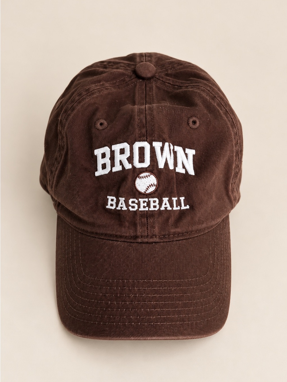 Brown University Baseball Legacy Athletic Brown Embroidered Adjustable Cap